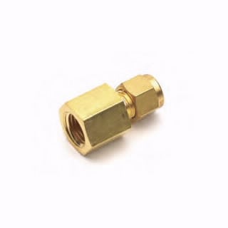1/4inch x 1/4inch brass tubing connector