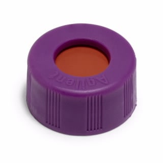 Purple screw caps PTFE/Silicone septa