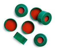 Snap caps,green,red rubber/PTFE 100/PK