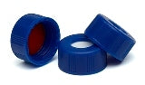 Blue screw cap,PTFE/sil septa,500pk