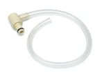 Nebulizer gas connector for MP-AES