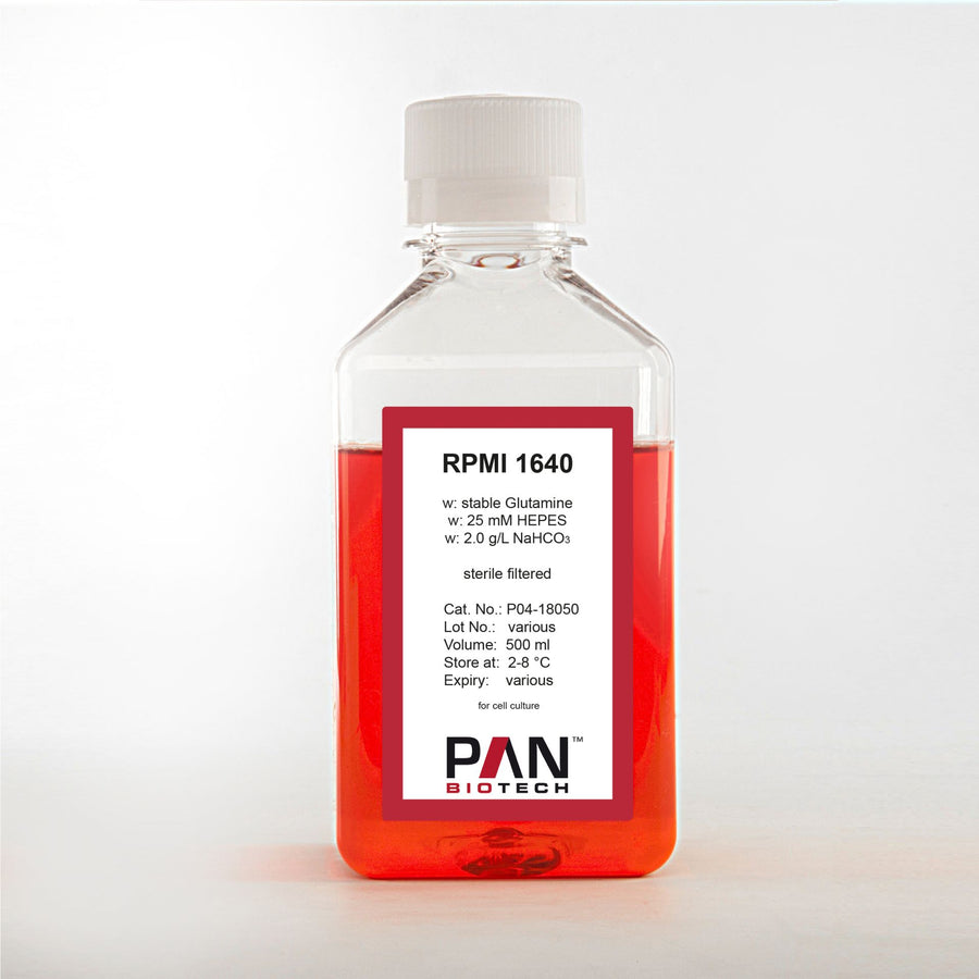 RPMI 1640, w: stable Glutamine, w: 25 mM HEPES, w: 2.0 g/L NaHCO3