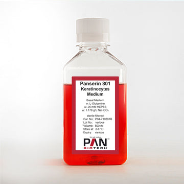Panserin 801, Keratinocytes Medium, Basalmedium, w: L-Glutamine, w: 25 mM HEPES, w: 1.176 g/L NaHCO3