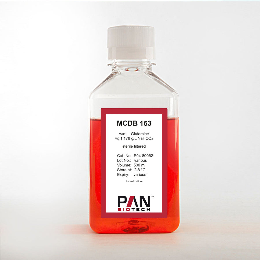 MCDB 153, w/o: L-Glutamine, w: 1.176 g/L NaHCO3