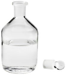 Botella de almacenamiento para reactivos, vidrio borosilicato, 250 mL