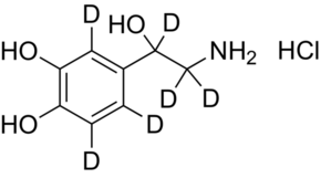 (+\-)-NOREPINEPHRINE-D6 HCL