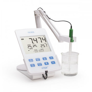 pHmetro EDGE pH/ORP/Temp con electrodo de pH HI10480 para muestras difíciles