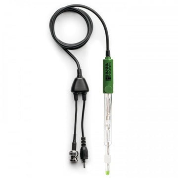 Electrodo pH/Temp para HI98190, cuerpo vidrio, unión abierta, muestras difíciles, 1m cable