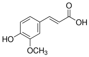 4-HYDROXY-3-METHOXYCINNAMIC ACID, MIXTUR