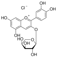 Cyanidin 3-arabinoside chloride