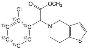 (+/-)-CLOPIDOGREL-(PHENYL-13C6)