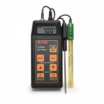 pHmetro portátil (pH/ORP/Temp) calibr. automática 1/2 ptos